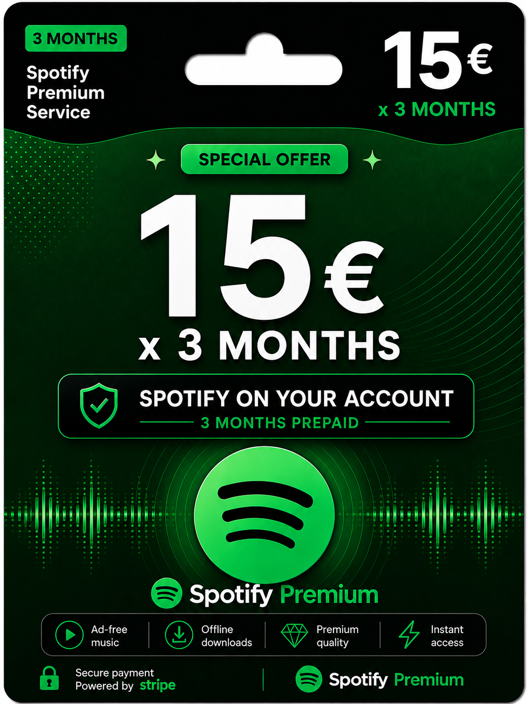 Spotify Premium 3 Months